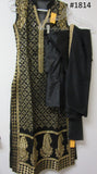 Suit 6381814 Black Churidar Salwar Kameez Small Size Suit