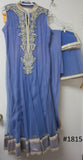 Suit 6381815 Blue Churidar Salwar Kameez Small Size Suit