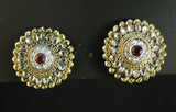 Stud Earrings 1818 Golden Zircon Crystal Earring Stud Shieno
