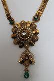 Necklace 1830 Golden Polki Jewelry Pendant Set Shieno Sarees