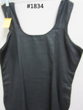 Slip 6611834 Black Poly-Cotton Slip Camisole Under-Shirt Large size