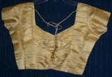 Saree Blouse Golden Brocade