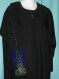 Abaya 1945 Dubai Black Abaya Sheela Embroidered