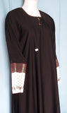 Abaya 1948 Dubai Black Sheela Abaya Embroidered