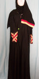 Abaya 1949 Dubai Black Abaya Sheela Embroidered