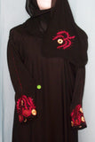Abaya 1950 Dubai Black Abaya and Sheela Abaya Embroidered