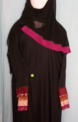 Abaya 1955 Dubai Black Sheela Abaya Embroidered
