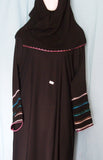 Abaya 1956 Dubai Black Sheela Abaya Embroidered