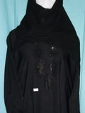 Abaya 1958 Dubai Black Sheela Abaya Embroidered