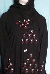Abaya 1960 Dubai Black Sheela Abaya Embroidered