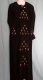 Abaya 1960 Dubai Black Sheela Abaya Embroidered