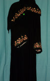 Abaya 1962 Dubai Black Abaya Sheela Embroidered