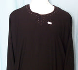Abaya 1964 Dubai Black Sheela Abaya Embroidered
