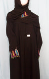 Abaya 1967 Dubai Black Sheela Abaya Embroidered