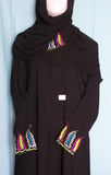 Abaya 1967 Dubai Black Sheela Abaya Embroidered