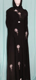 Abaya 1971 Dubai Black Sheela Abaya Embroidered