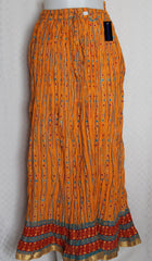 Skirt 2039 Orange Cotton