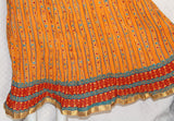 Skirt 2039 Orange Cotton