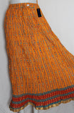 Skirt 2039 Orange Cotton