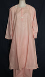Suit 2101 Pink Cotton Lucknawi Salwar Kameez Dupatta Shieno Sarees