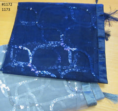 Scarf 2151173 Net Sequins Detail Fancy Dupatta Chunni Shawl