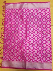 Scarf 2151562 Pink Golden Banarsi Dupatta Chunni