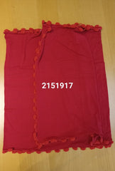 Scarf 2151917 Red Jersey Pom Pom Fancy Dupatta Chunni Shawl