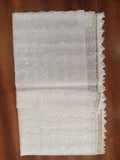 Dupatta 2151921 White Soft Organza Golden Sequins Dupatta Chunni Shawl