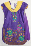 Suit 2208 Purple Yellow Salwar Kameez Dupatta Small S Size