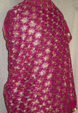 Phulkari Dupatta Scarf Pink