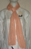 Scarf 2271 Peach Jersey Dupatta Chunni Shawl Shieno