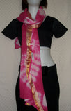 Scarf 2342 Pink Cotton Blend Dupatta Chunni Shawl Shieno