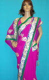 Saree 2376 Magenta Wedding Party Wear Sari Saris Shieno Sarees