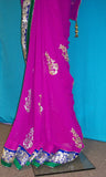 Saree 2376 Magenta Wedding Party Wear Sari Saris Shieno Sarees