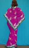 Saree 2376 Magenta Wedding Party Wear Sari Saris Shieno Sarees