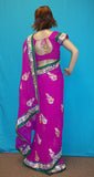 Saree 2376 Magenta Wedding Party Wear Sari Saris Shieno Sarees