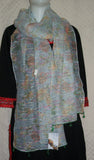 Scarf 2432 Green Tie Dye Dorriya Dupatta Chunni Shawl Wrap Shieno