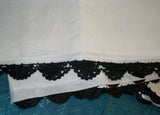 Scarf 2470 White Black Cotton Dupatta Chunni Shawl Wrap Shieno Sarees