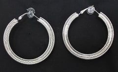Earrings 2543 Silver Bali Fashion Jewelry Shieno Sarees
