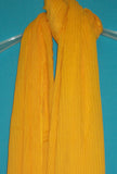 Scarf 2583 Yellow Cotton Haldi Ubtan Roka Dupatta Chunni Shawl