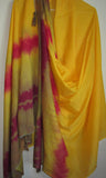 Scarf 2583 Yellow Cotton Haldi Ubtan Roka Dupatta Chunni Shawl