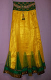 Girl’s 2699 Yellow Green Lehenga Indian Clothing Shieno