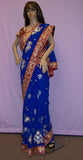 Saree 2731 Blue Georgette Bollywood Party Wear Indian Sari Shieno Sarees