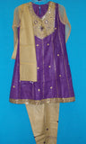 Girl’s 2858 Purple Anarkali Set Indian Clothing Shieno Sarees