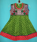 Girl’s Anarkali Set Green