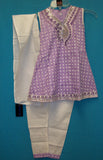 Girl’s Anarkali Set Lilac