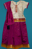 Girl’s Lehnga Sharara Set Purple