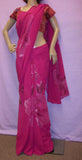 Saree 2913 Readymade Pink Printed Chiffon Pre Stitched Sari For Women