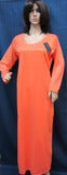 Gown 2960 Orange Net Shimmer Cocktail Party Eavening Wear Gown