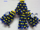 Trims 2988 Yellow Seed Beads Button Hanging